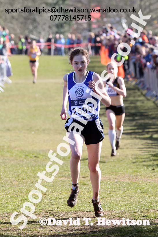 Womens under-20s Inter Counties Cross Country,  Cofton Park, Birmingham. Photo: David T. Hewitson/Sports for All Pics
